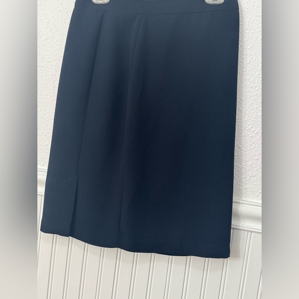 Chic Navy Blue Office Skirt – Classic, Versatile, and Professional